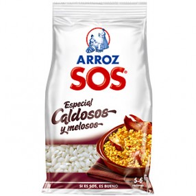 SOS arroz especial caldosos y melosos paquete 500 grs